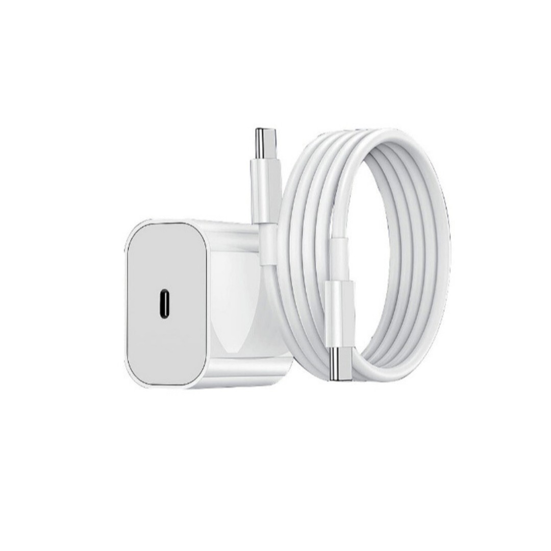20-w-usb-c-schnellladegerät Für Iphone 15, 16, 17 Mit Usb-c-zu-usb-c-kabel