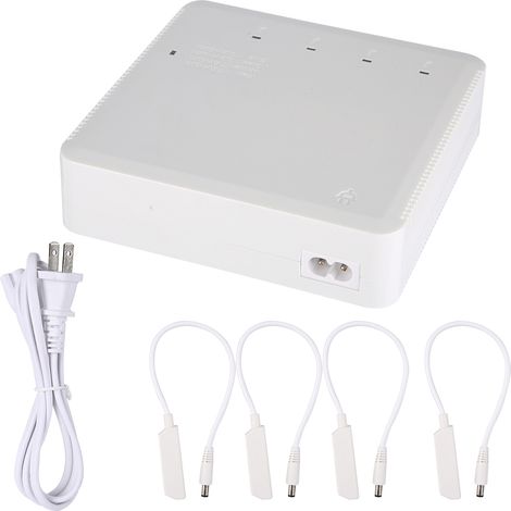 4-port-ladegerät Für Rc-drohnen-akkus + 2 Usb-anschlüsse Für Xiaomi Fimi X8 Se, 100–240 V, Weiß, Us-version
