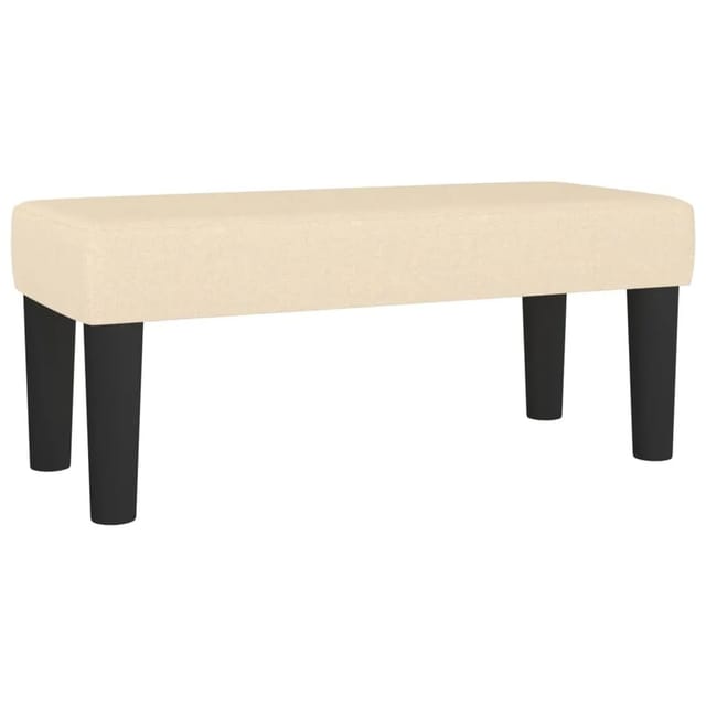 vidaXL Sitzbank Creme 70x30x30 cm Stoff 346621