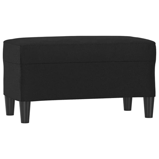 vidaXL Sitzbank Schwarz 70x35x41 cm Kunstleder 349391