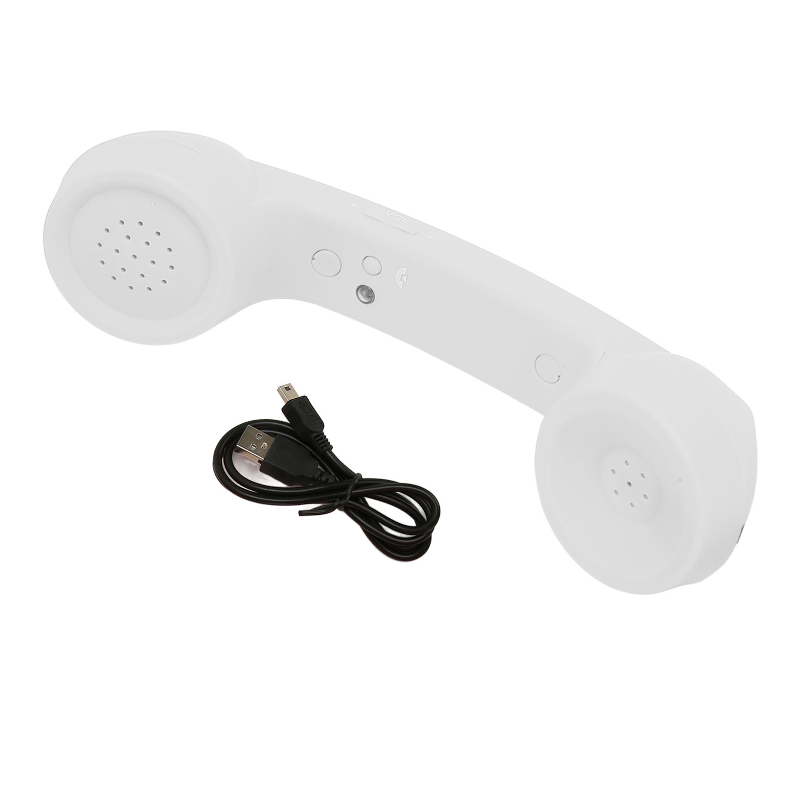 Retro-bluetooth-kopfhörer Mit Antistrahlungsfunktion, Wiederaufladbar Und Kabellos, Weiß
