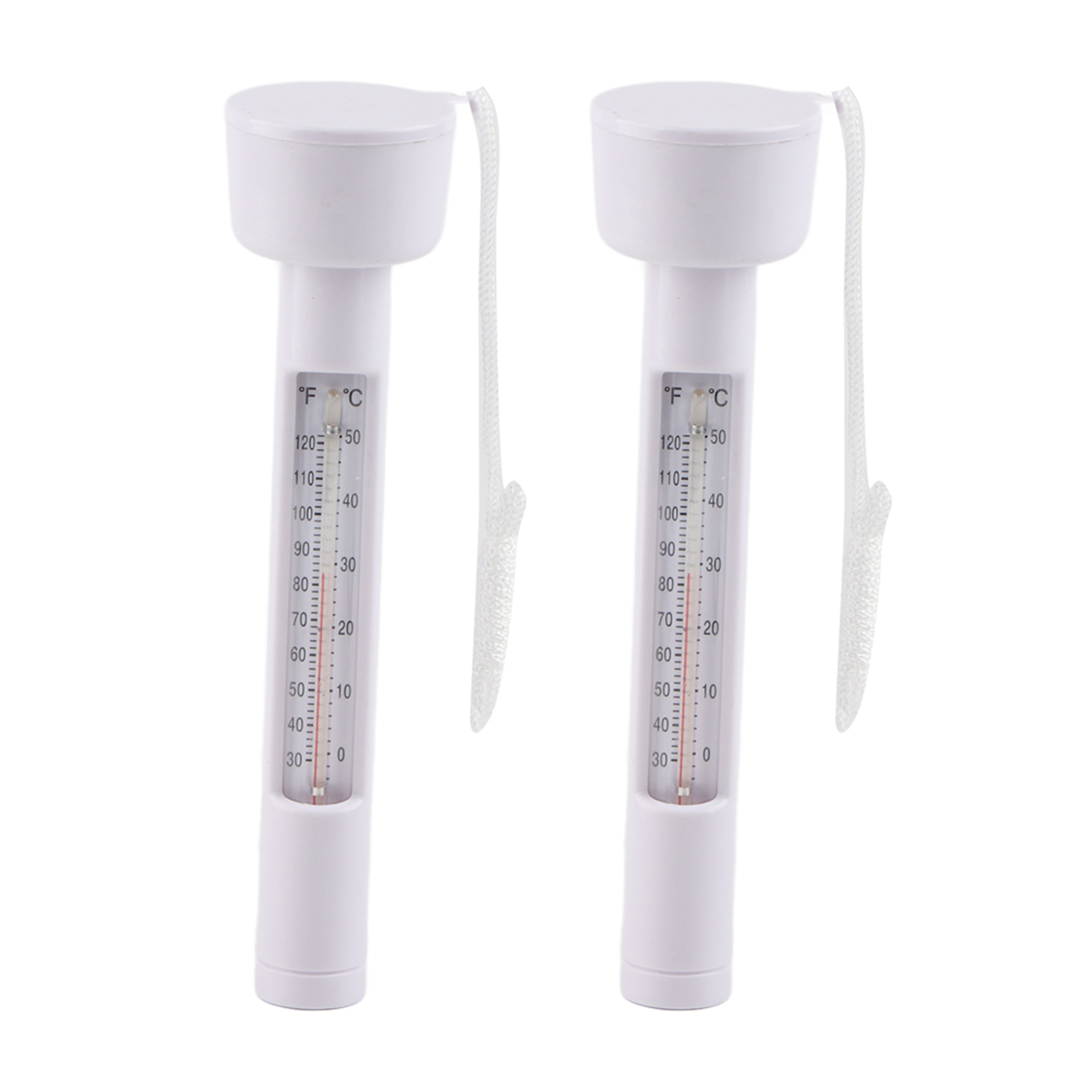Schwimmende Poolthermometer – Leicht Und Kompakt – Wassertemperaturmessung – Weiß