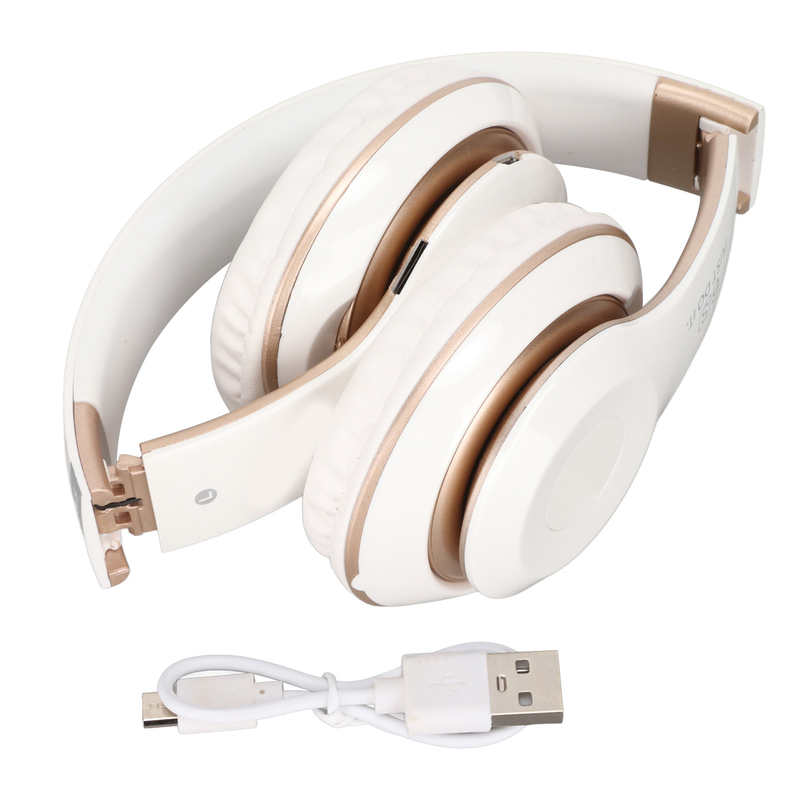S6 Hifi Stereo Faltbarer Bluetooth-kopfhörer Mit Mikrofon Für Smartphones Und Tablets – Weiß