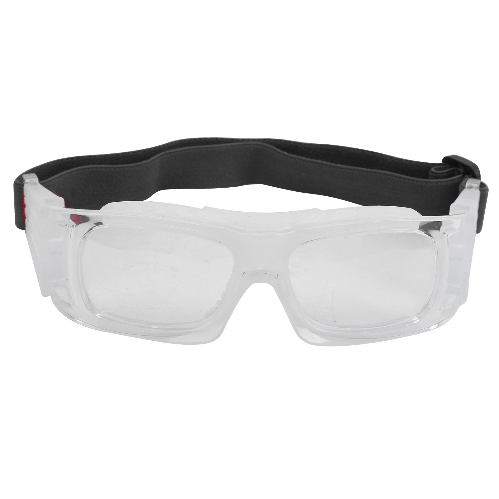 Vielseitige Schutzbrille Für Basketball, Fußball, Badminton Und Tennis - Stoßfest (weiß)