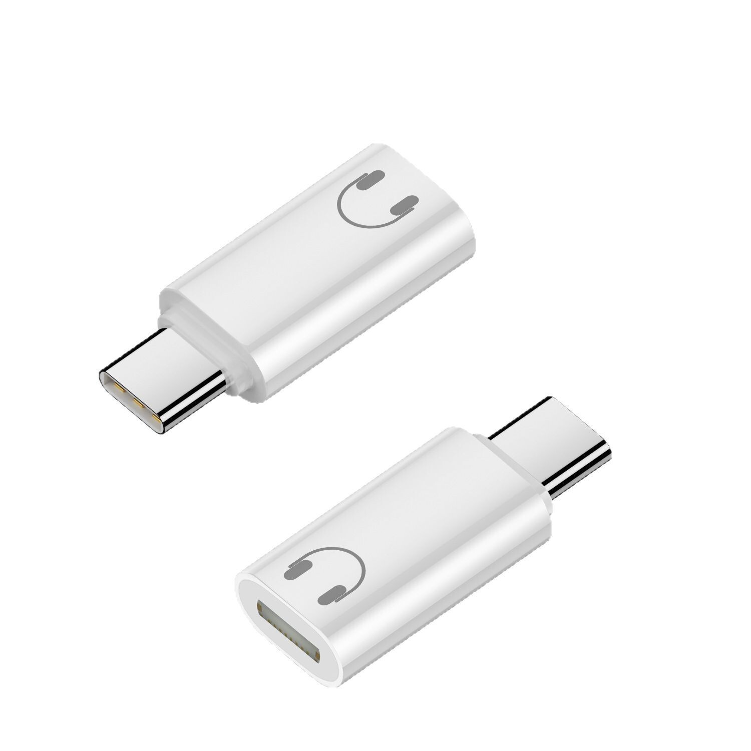 Lightning-buchse Auf Usb-c-stecker Audioadapter Für Kopfhörer Und Telefonate, Kompatibel Mit Huawei, Samsung, Apple, Xiaomi