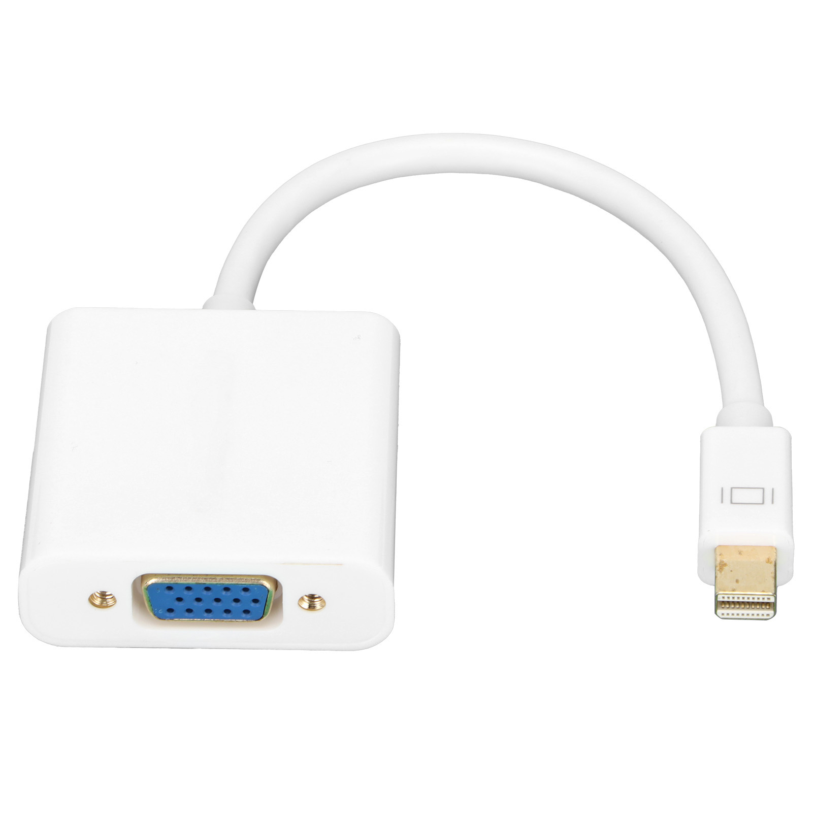 Universeller Mini-displayport-auf-vga-adapter – Hochauflösender Anschluss Für Monitore, Fernseher Und Videoprojektoren