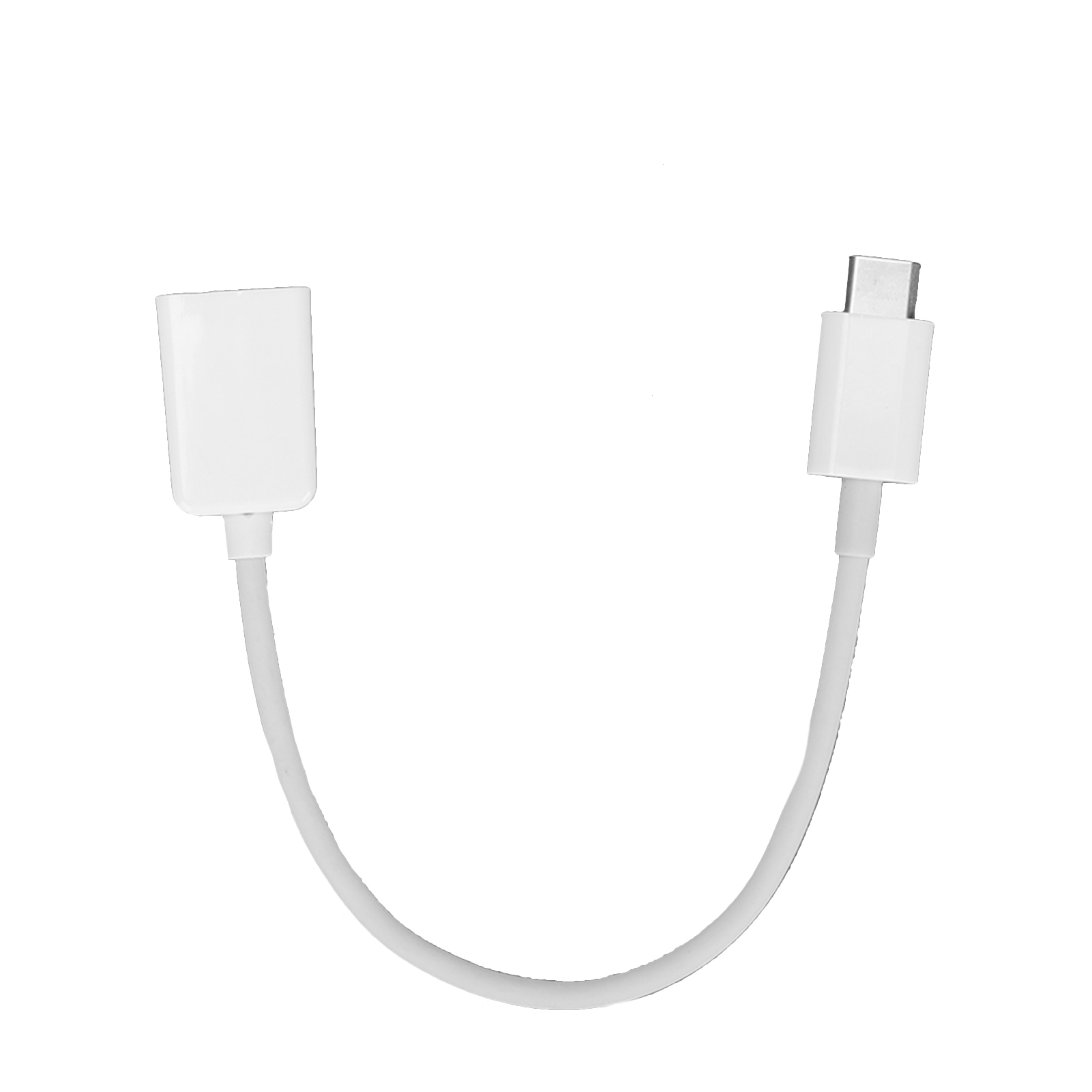 Tragbarer Usb-c-zu-otg-adapter Für Maus, Tastatur Und Usb-peripheriegeräte (weiß)