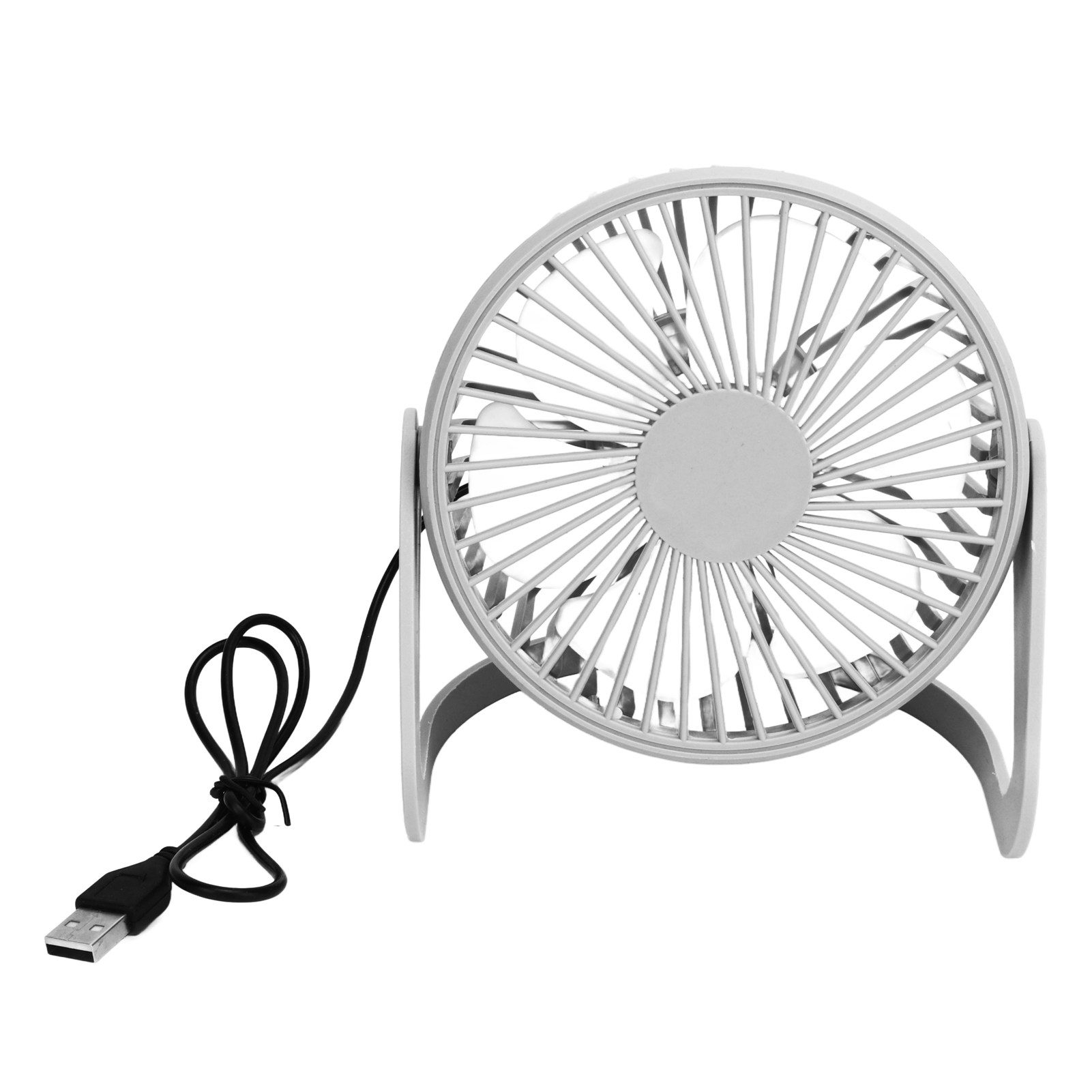 Leiser Mini-usb-tischventilator – Hochgeschwindigkeits-tischventilator Für Den Innen- Und Außenbereich, Zuhause, Büro, Auto – Weiß