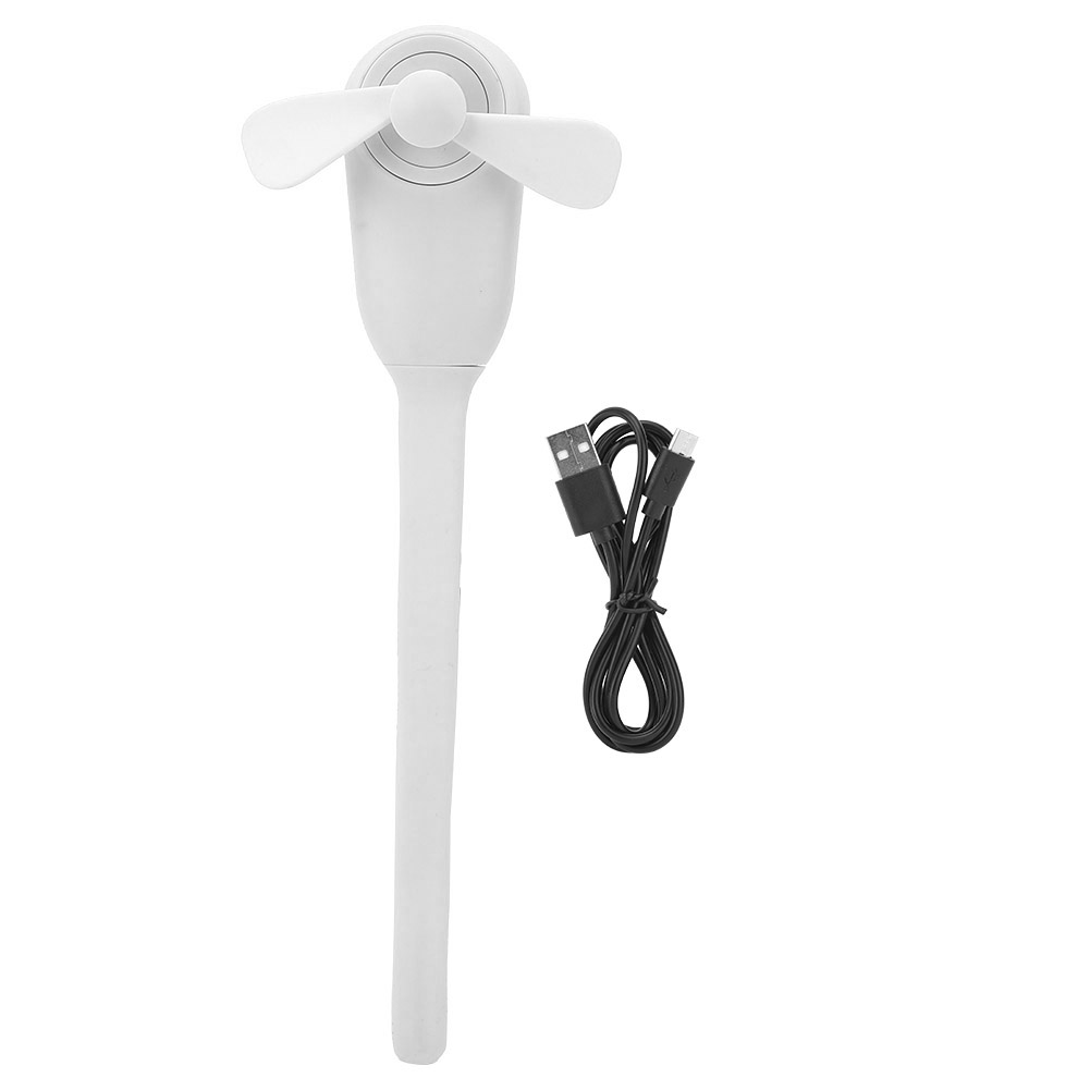Tragbarer Und Usb-aufladbarer Taschenventilator – Multifunktional, Weiß