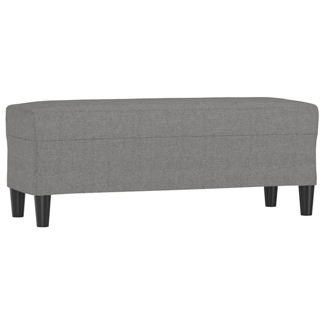 vidaXL Sitzbank Dunkelgrau 100x35x41 cm Stoff 349408