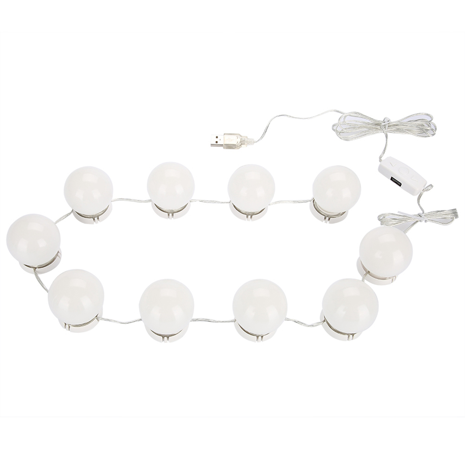 10er-led-lampenset Für Kosmetikspiegel, Schminktischleuchten Und Scheinwerfer