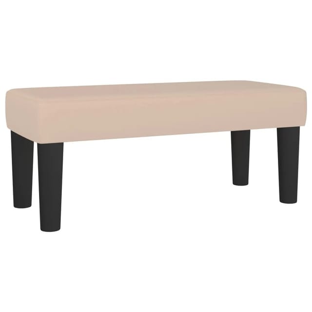 vidaXL Sitzbank Cappuccino-Braun 70x30x30 cm Kunstleder 346637