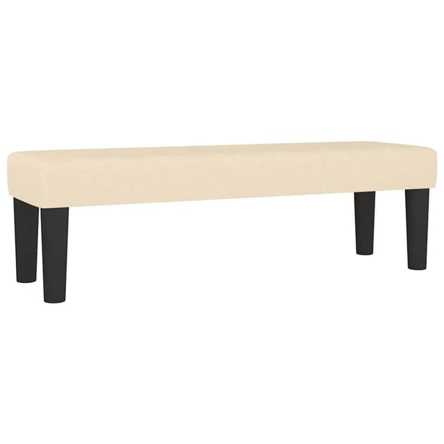 vidaXL Sitzbank Creme 100x30x30 cm Stoff 346649