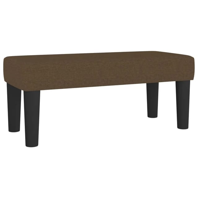 vidaXL Sitzbank Dunkelbraun 70x30x30 cm Stoff 346619
