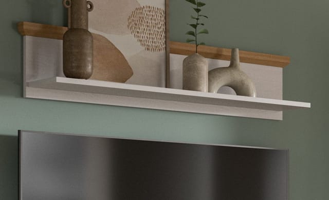 Inn.Furn Wandboard in Weiß Lärche Landhaus 110 cm Mirano