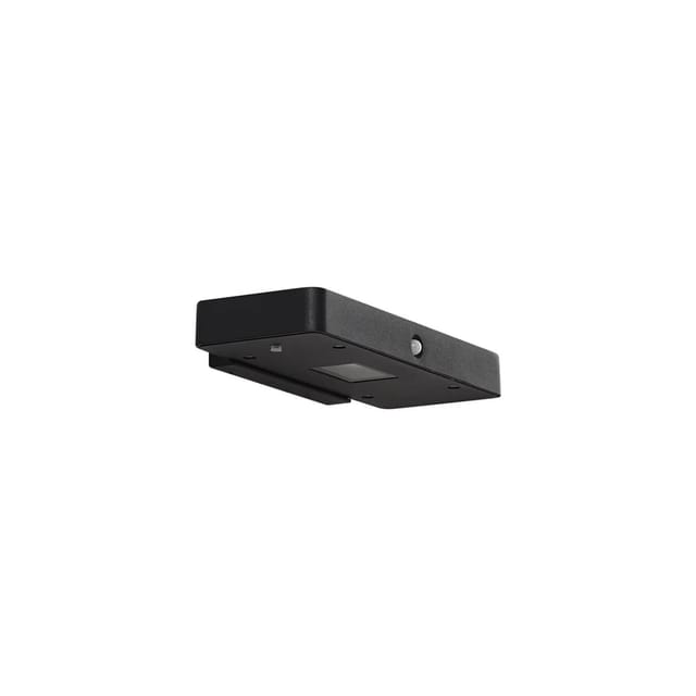 Lucande LED Solarleuchte Außen Tavon 10025933 Dimmbar mit Bewegungsmelder Spritzwassergeschützt Modern in Schwarz aus Aluminium 1-flammig