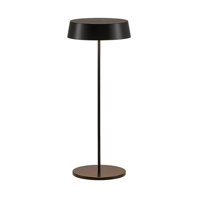 Lucande LED Tibia 9616229mit USB Anschluss Dimmbar Spritzwassergeschützt Modern in Schwarz aus Aluminium 1-flammig