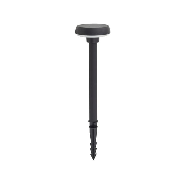 Lindby LED Solarleuchten Brinca 10025775 mit Bewegungsmelder Spritzwassergeschützt Modern in Schwarz 1-flammig