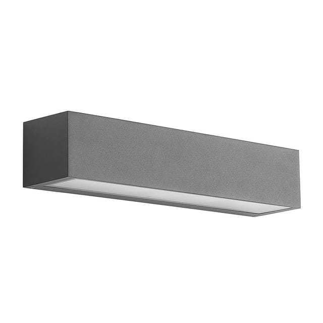 Arcchio Wandleuchte Außen LengoE27 9616305 Spritzwassergeschützt Modern in Alu aus Aluminium 2-flammig E27