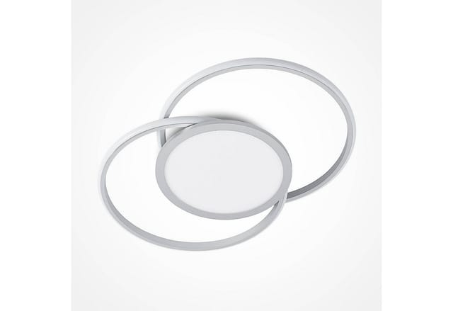 Lucande LED Deckenleuchte Senne 9956104 Dimmbar Modern in Alu aus Metall 1-flammig Küchenleuchte