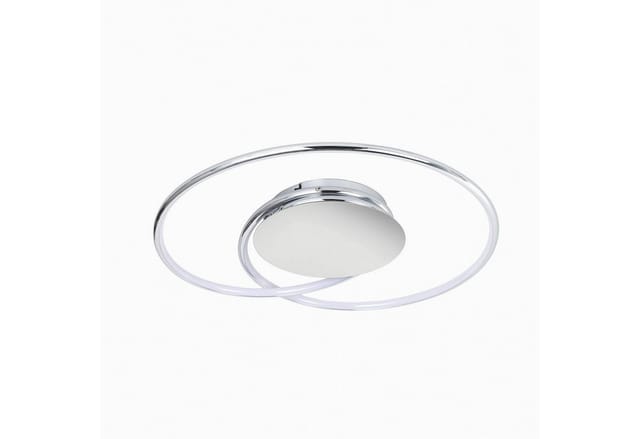 Lindby LED Deckenleuchte Joline 9639015 Modern in Chrom aus Metall 1-flammig Wohnzimmerleuchte