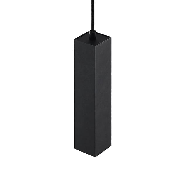 PRIOS Pendelleuchte Neliyah 9627724 Modern in Schwarz aus Metall 1-flammig GU10 Wohnzimmerleuchte