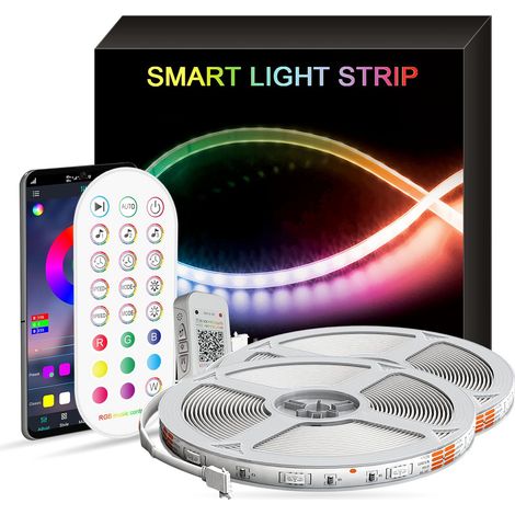 25 M Led-lichtleiste Für Den Außenbereich, Schutzart Ip67 – Selbstklebende, Wasserdichte Rgb-lichtleiste – Außenbeleuchtung Für Pool, Garten, Terrasse, Party – Abysse