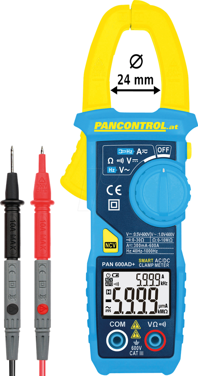 Pancontrol PAN 600AD+ Stromzange 600A AC/DC