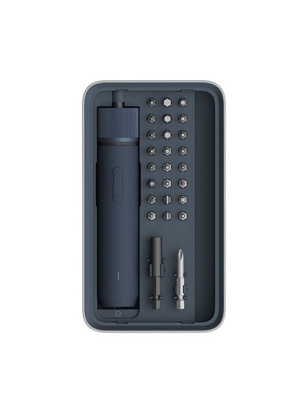 Hoto Schraubendreher-Set Blau mit 25 Bits inkl. Magnetische Aufbewahrungsbox QWLSD011 1500 mAh 3,6V