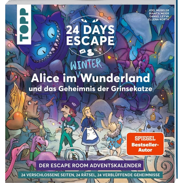 24 DAYS ESCAPE - Der Escape Room Adventskalender: Alice im Wunderland