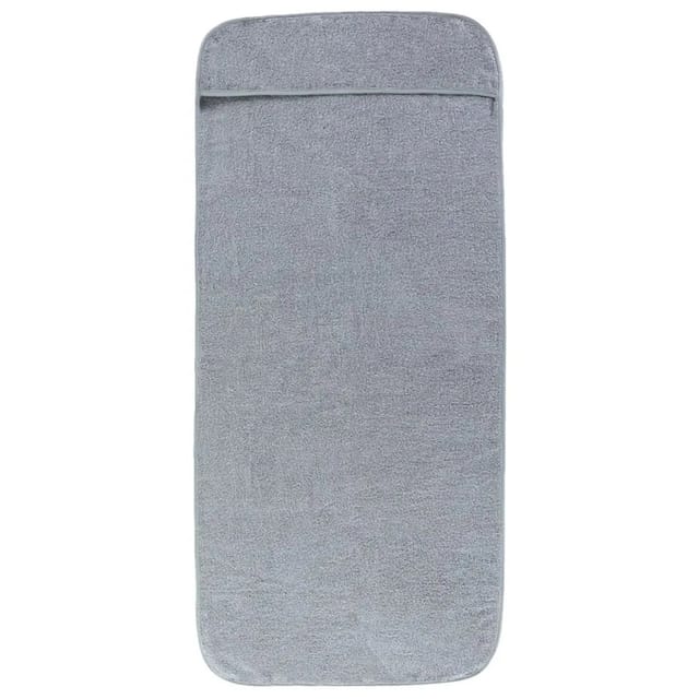 vidaXL Strandtücher 2 Stk Grau 60x135 cm Stoff 400 g/m² 362671