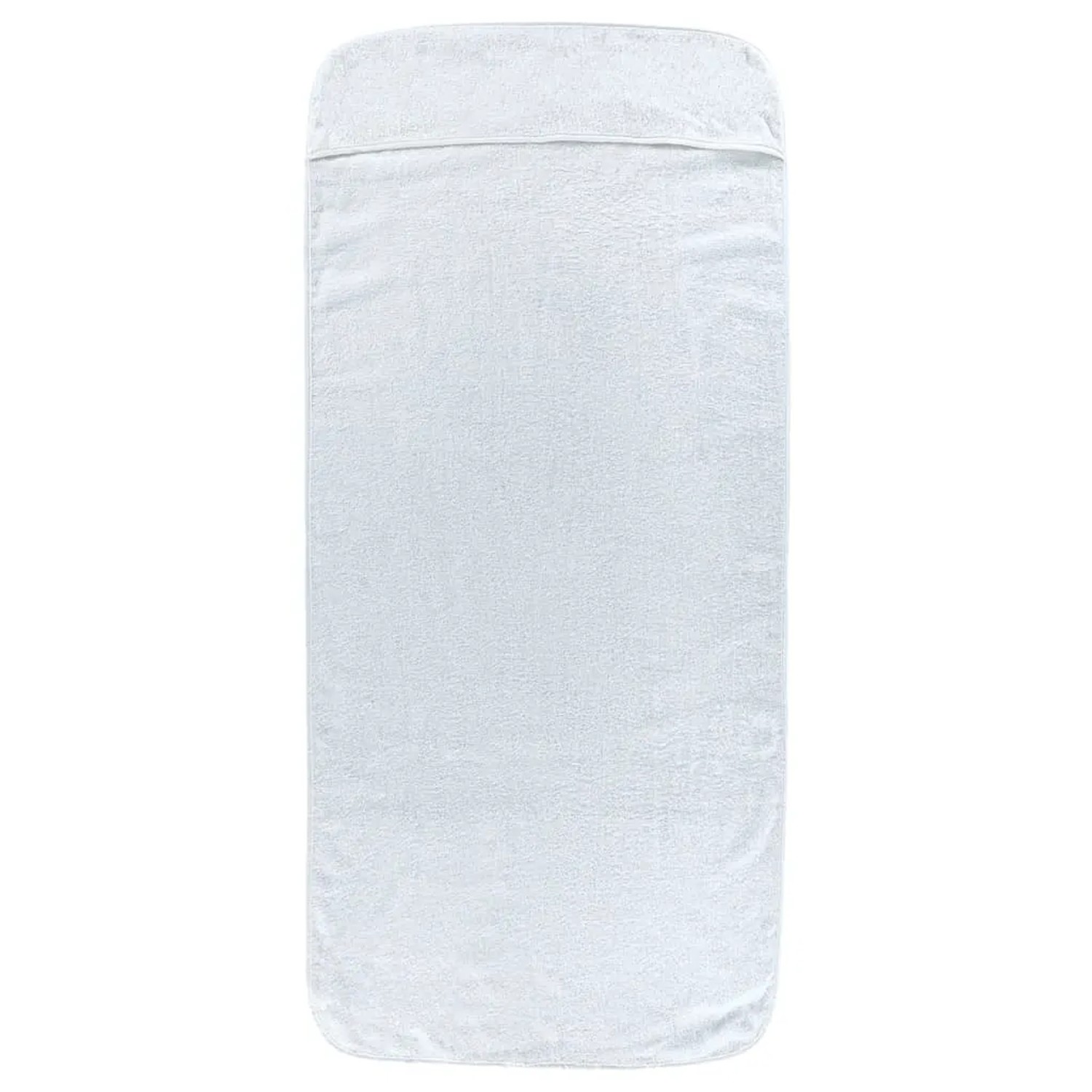 vidaXL Strandtücher 2 Stk Weiß 60x135 cm Stoff 400 g/m² 362669