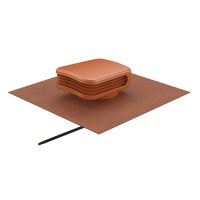 Dachabschluss Aldes Residential Roof Outlet D160 Mm Polypropylen