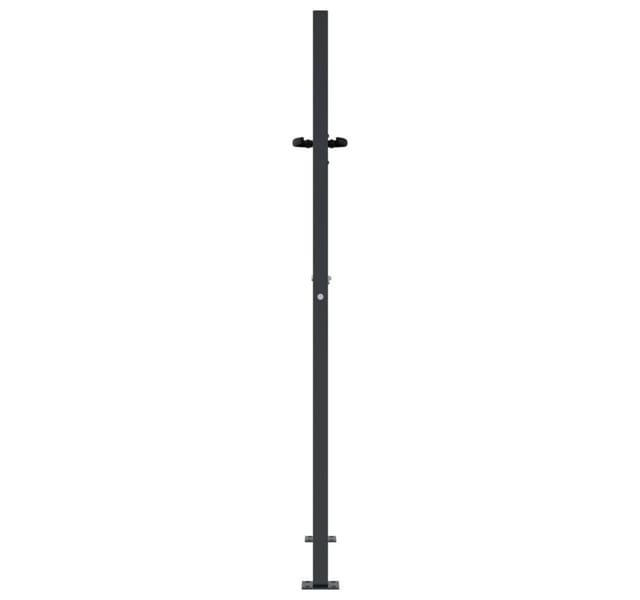 vidaXL Gartentor Anthrazit 105x130 cm Stahl Gras-Design 153168