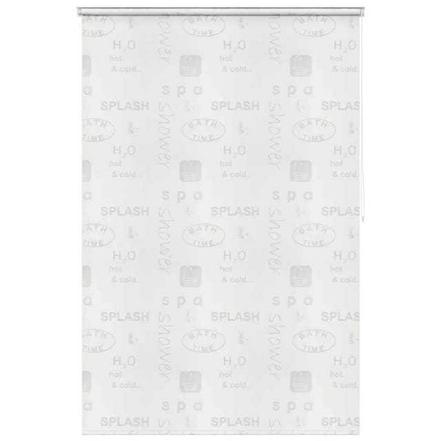 vidaXL Duschrollo 160x240 cm Splash-Design 142875