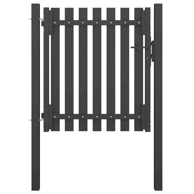 vidaXL Gartentor Stahl 1x1,25 m Anthrazit 146327