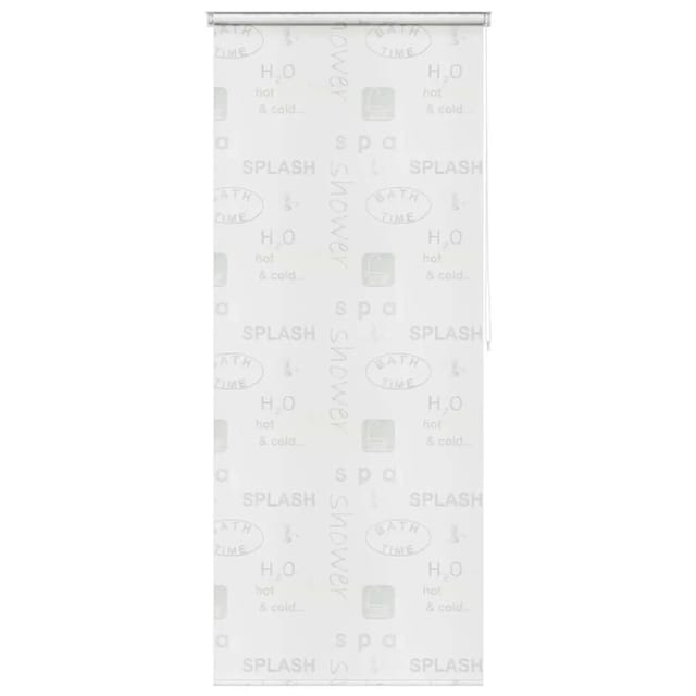 vidaXL Duschrollo 80x240 cm Splash-Design 142871