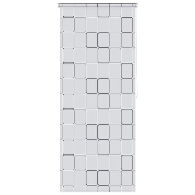vidaXL Duschrollo 100x240 cm Quadratmuster 142848