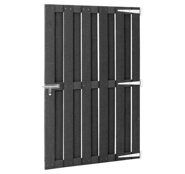 vidaXL Gartentor WPC 100 x 150 cm Grau 49085