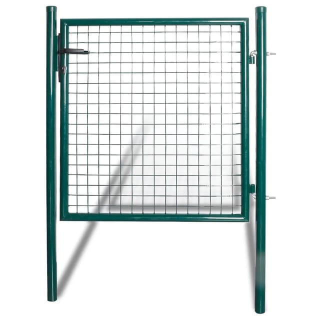 vidaXL Zauntor Pulverbeschichteter Stahl 142030