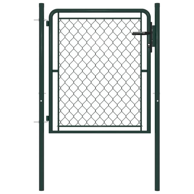 vidaXL Gartentor Stahl 100 x 100 cm Grün 144403