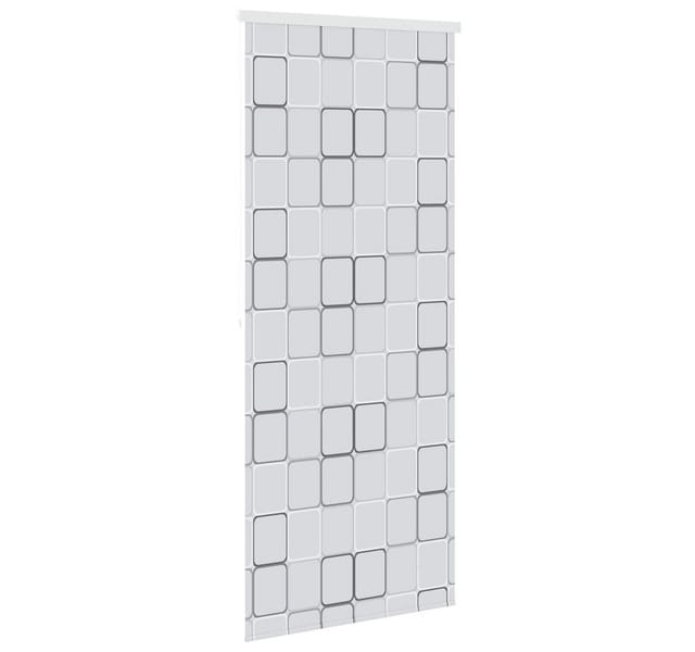 vidaXL Duschrollo 120x240 cm Quadratmuster 142849