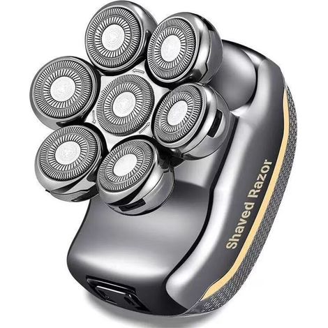 7d Skull Shaver Elektrorasierer Für Herren, 9-in-1 Glatzentrimmer, Ipx6 Wasserdichter Trimmer