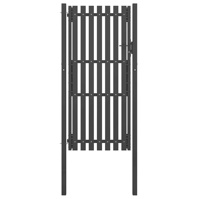 vidaXL Gartentor Stahl 1x2,5 m Anthrazit 146332