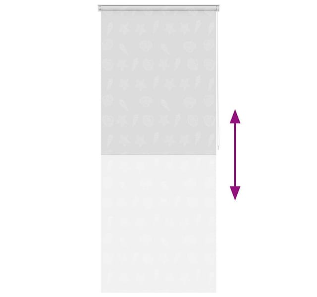 vidaXL Duschrollo 120x240 cm Seesternmuster 142861
