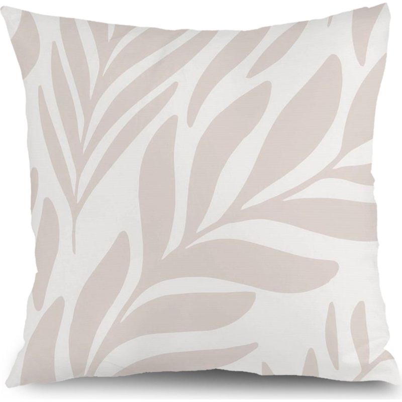 Kissenbezug Mit Blumenmuster, Elegante Sofadekoration, 40 × 40 Cm