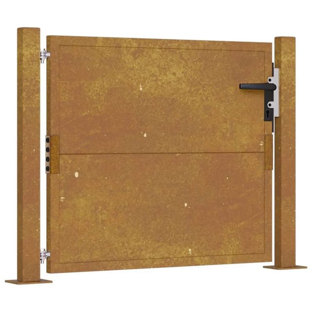 vidaXL Gartentor 105 x 80 cm Cortenstahl 153202