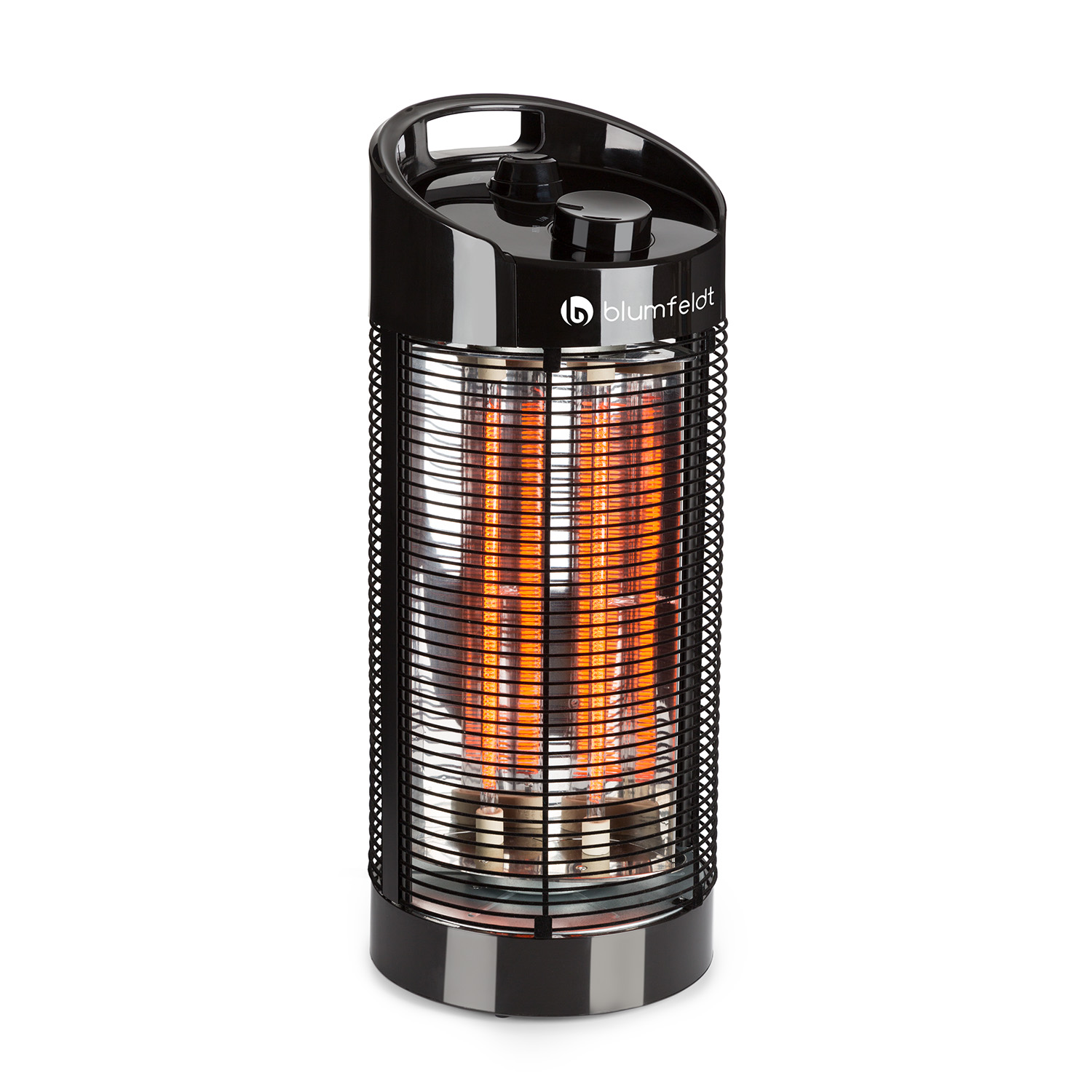 Blumfeldt - Heat Guru 360 Standheizstrahler 1200/600w 2 Heizstufen Ipx4 Oszillation
