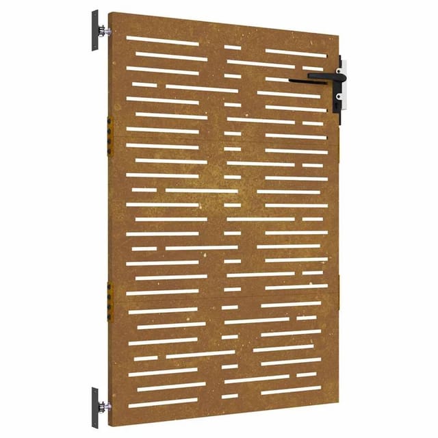 vidaXL Gartentor 85x150 cm Cortenstahl Quadratisches Design 153247