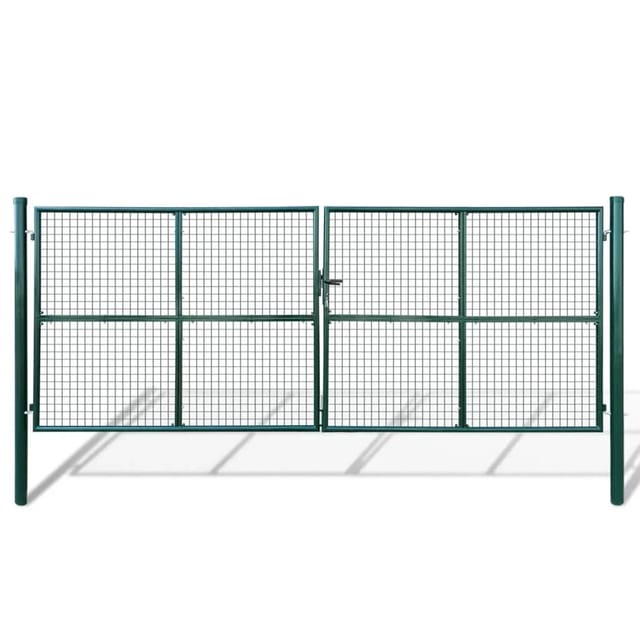 vidaXL Gitter-Gartentor 415 x 150 cm 141391